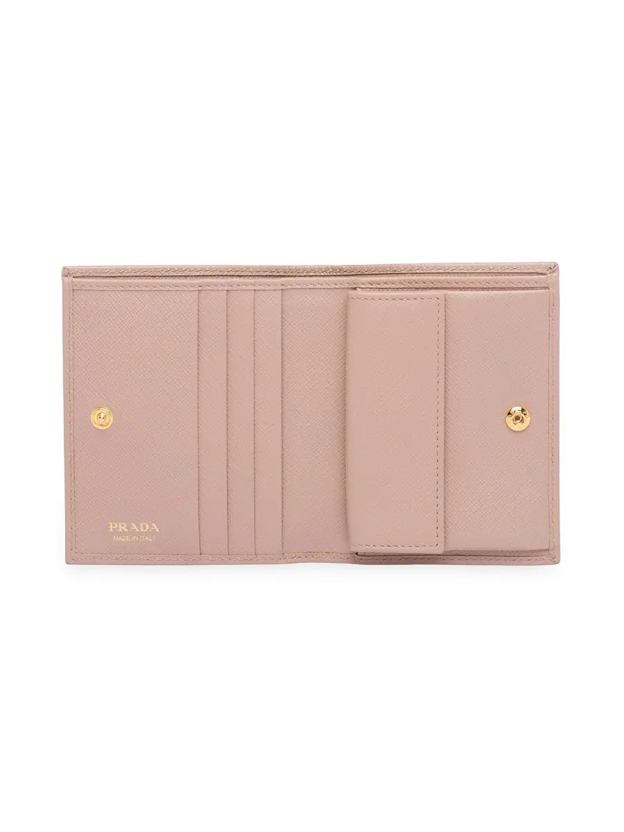 Prada Women's Saffiano Leather Wallet - Pink | Thumbnail 3