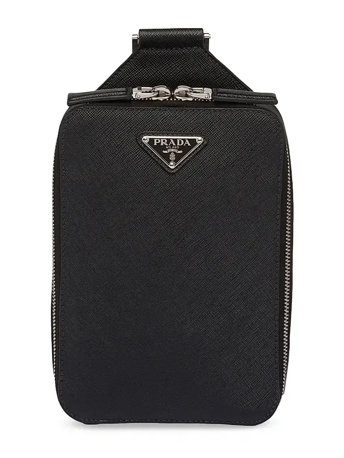 Men's Brique Saffiano Leather Bag