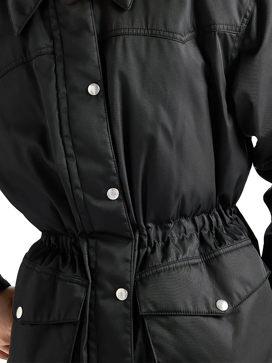Prada Women's Nylon Down Jacket - Black | Thumbnail 4 Prada Women's Nylon Down Jacket - Black | Thumbnail 4