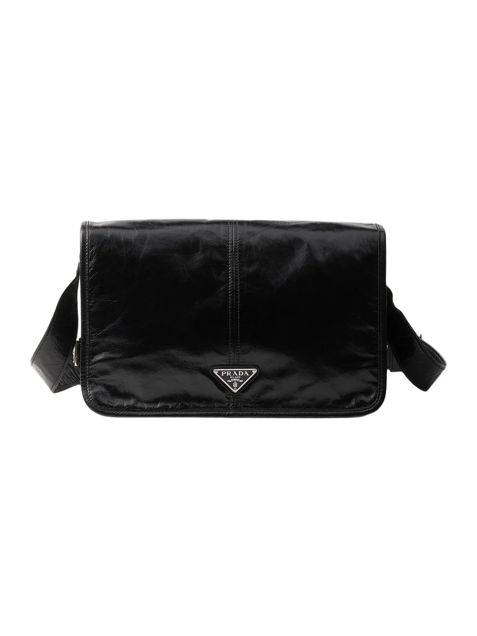 Prada Men's Leather Shoulder Bag