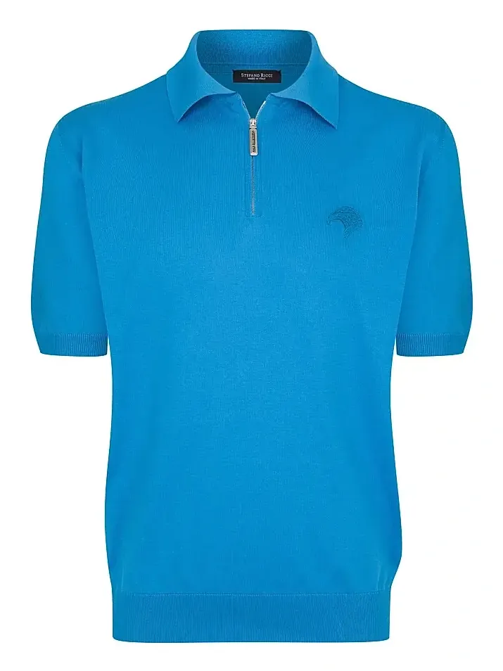 Men's Zip Polo Shirt