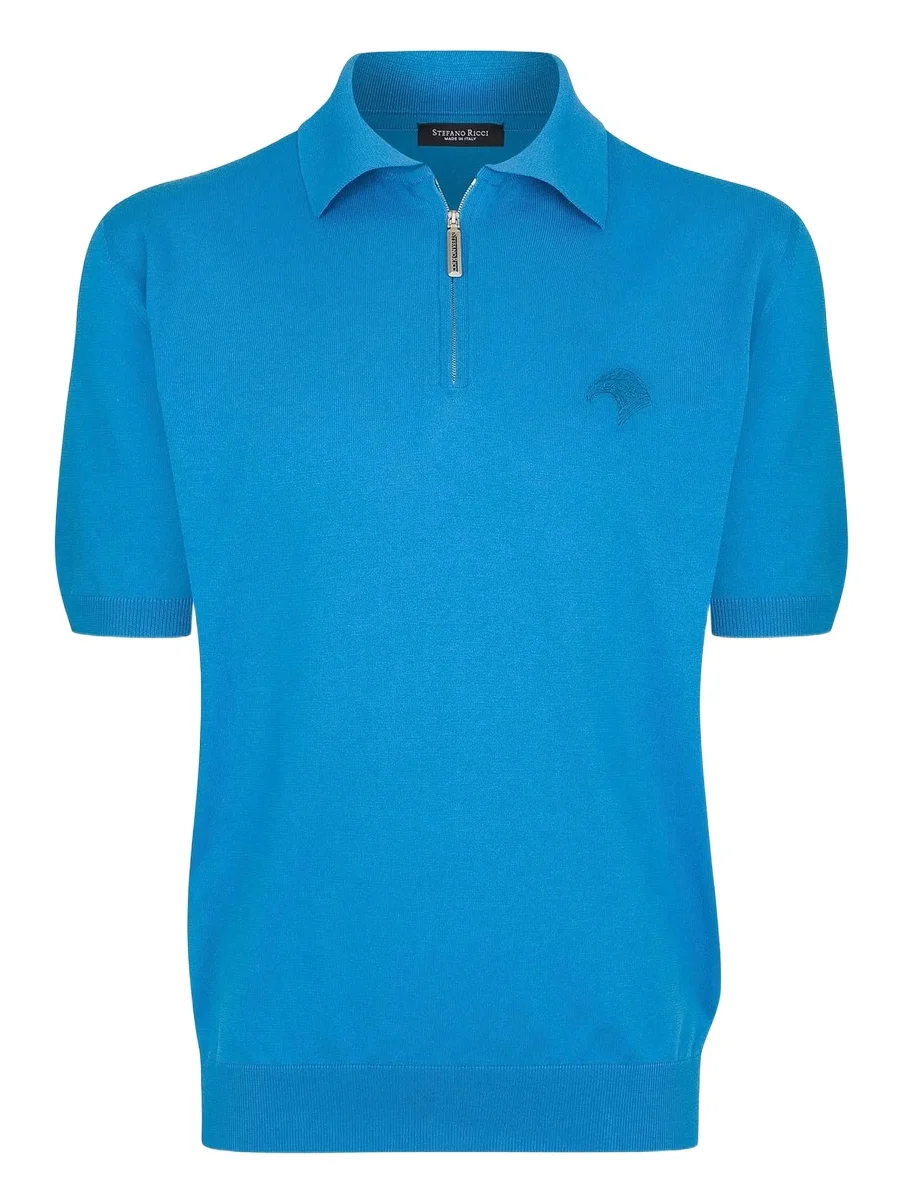 Men's Zip Polo Shirt Men's Zip Polo Shirt