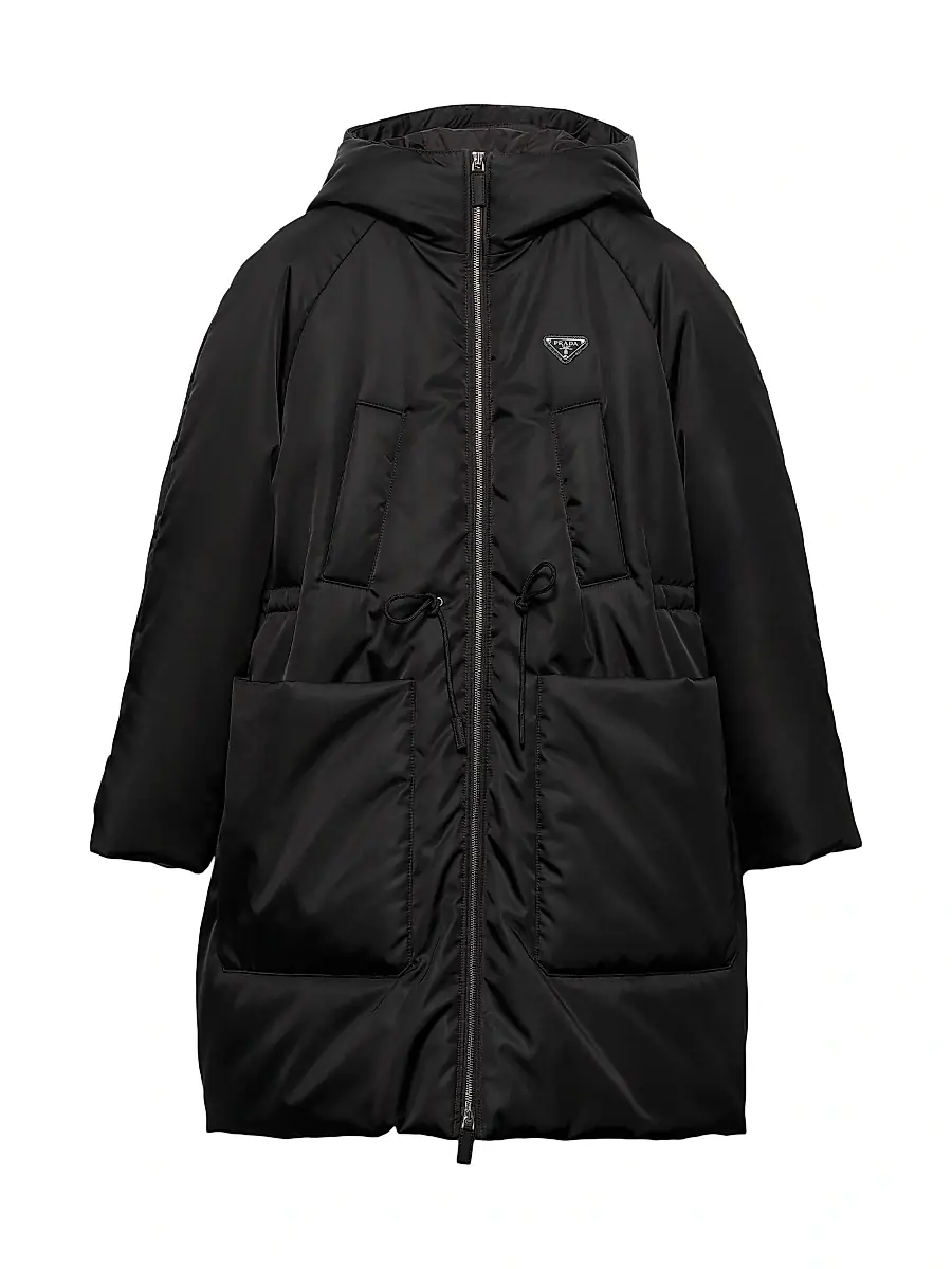 Women's Re-Nylon Down Coat - Black