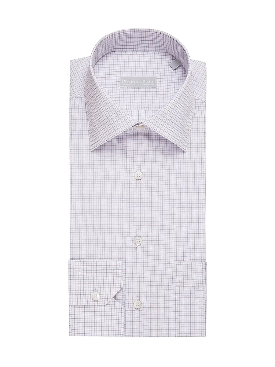 Stefano Ricci Men's Handmade Maiori Shirt - Pink | Image 1 Stefano Ricci Men's Handmade Maiori Shirt - Pink | Image 1