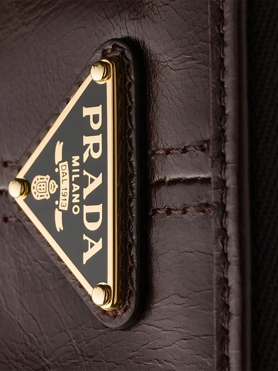 Prada Women's Leather Pouch - Dark Pink | Thumbnail 20 Prada Women's Leather Pouch - Dark Pink | Thumbnail 20