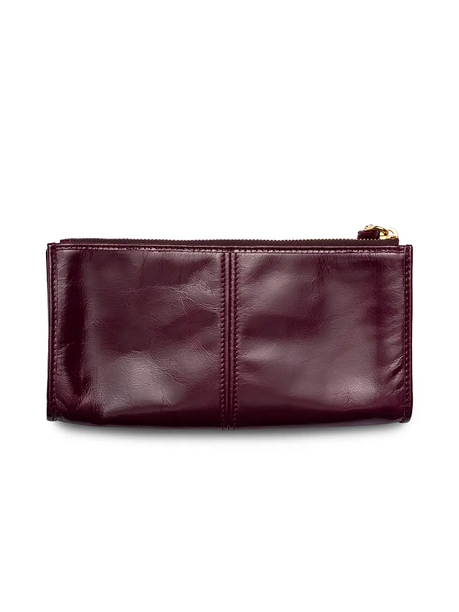 Prada Women's Leather Pouch - Dark Pink | Thumbnail 27 Prada Women's Leather Pouch - Dark Pink | Thumbnail 27