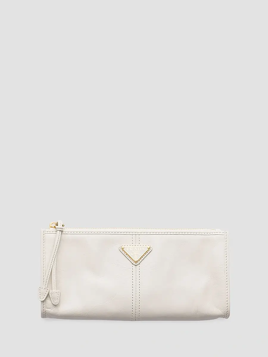 Prada Women's Leather Pouch - Dark Pink | Thumbnail 29 Prada Women's Leather Pouch - Dark Pink | Thumbnail 29