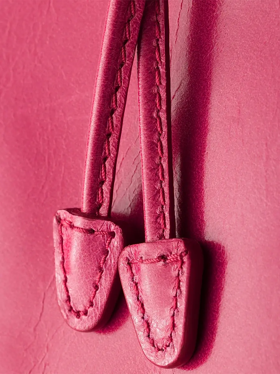 Prada Women's Leather Pouch - Dark Pink | Thumbnail 4 Prada Women's Leather Pouch - Dark Pink | Thumbnail 4