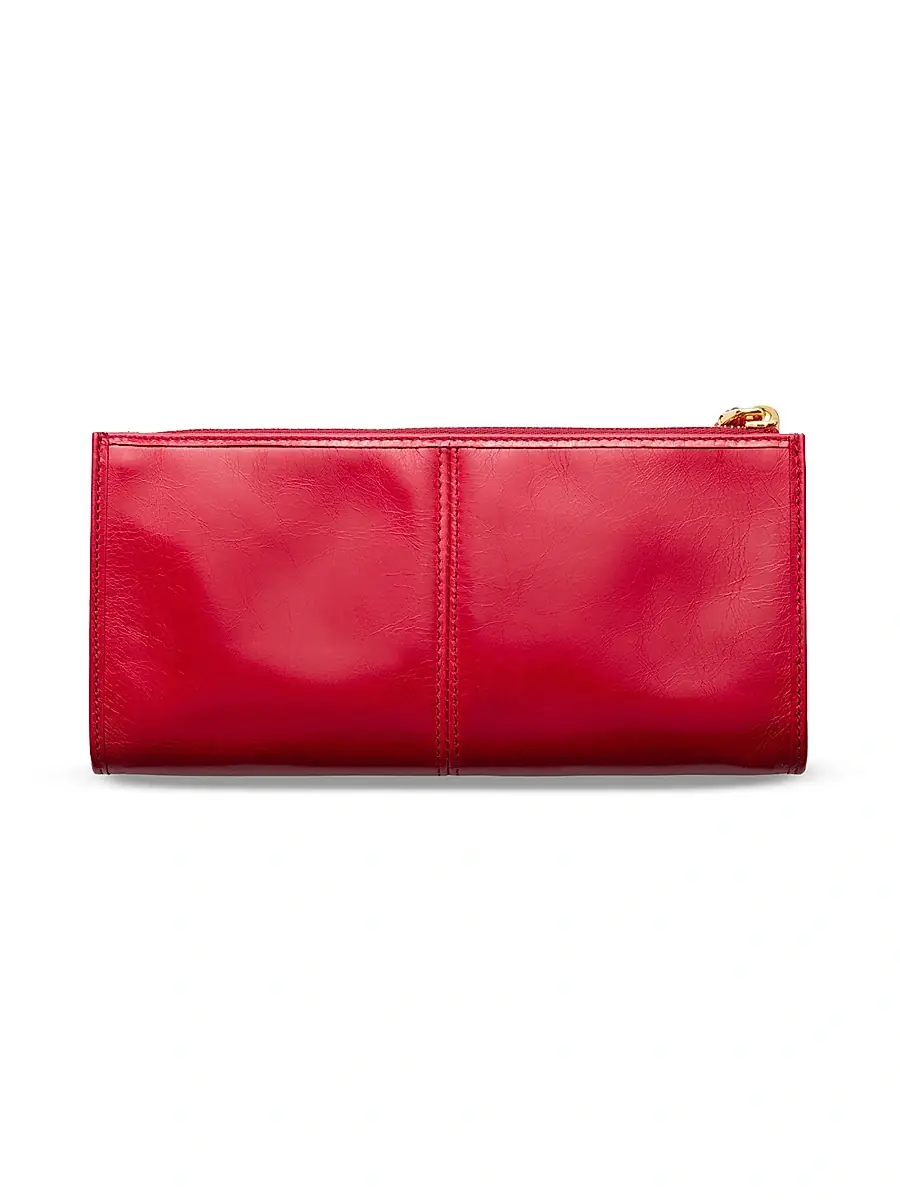Prada Women's Leather Pouch - Dark Pink | Thumbnail 10 Prada Women's Leather Pouch - Dark Pink | Thumbnail 10
