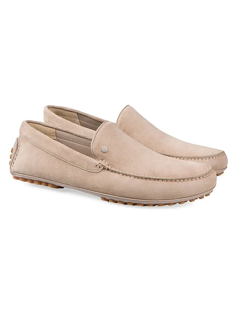 Stefano Ricci Men's Suede Driving Shoes | Thumbnail 2