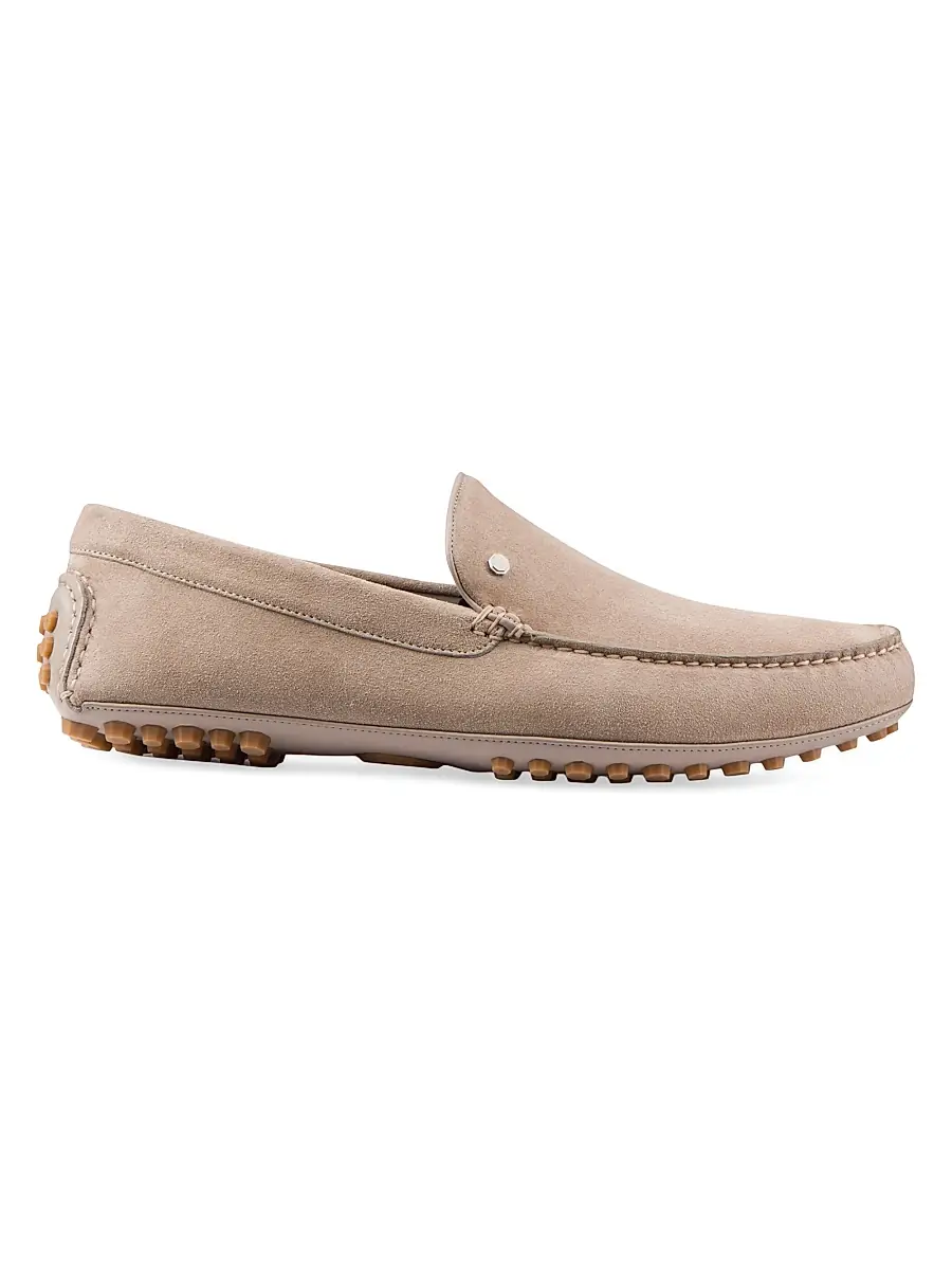 Stefano Ricci Men's Suede Driving Shoes - Medium Beige - Size 9 | Image 1 Stefano Ricci Men's Suede Driving Shoes - Medium Beige - Size 9 | Image 1