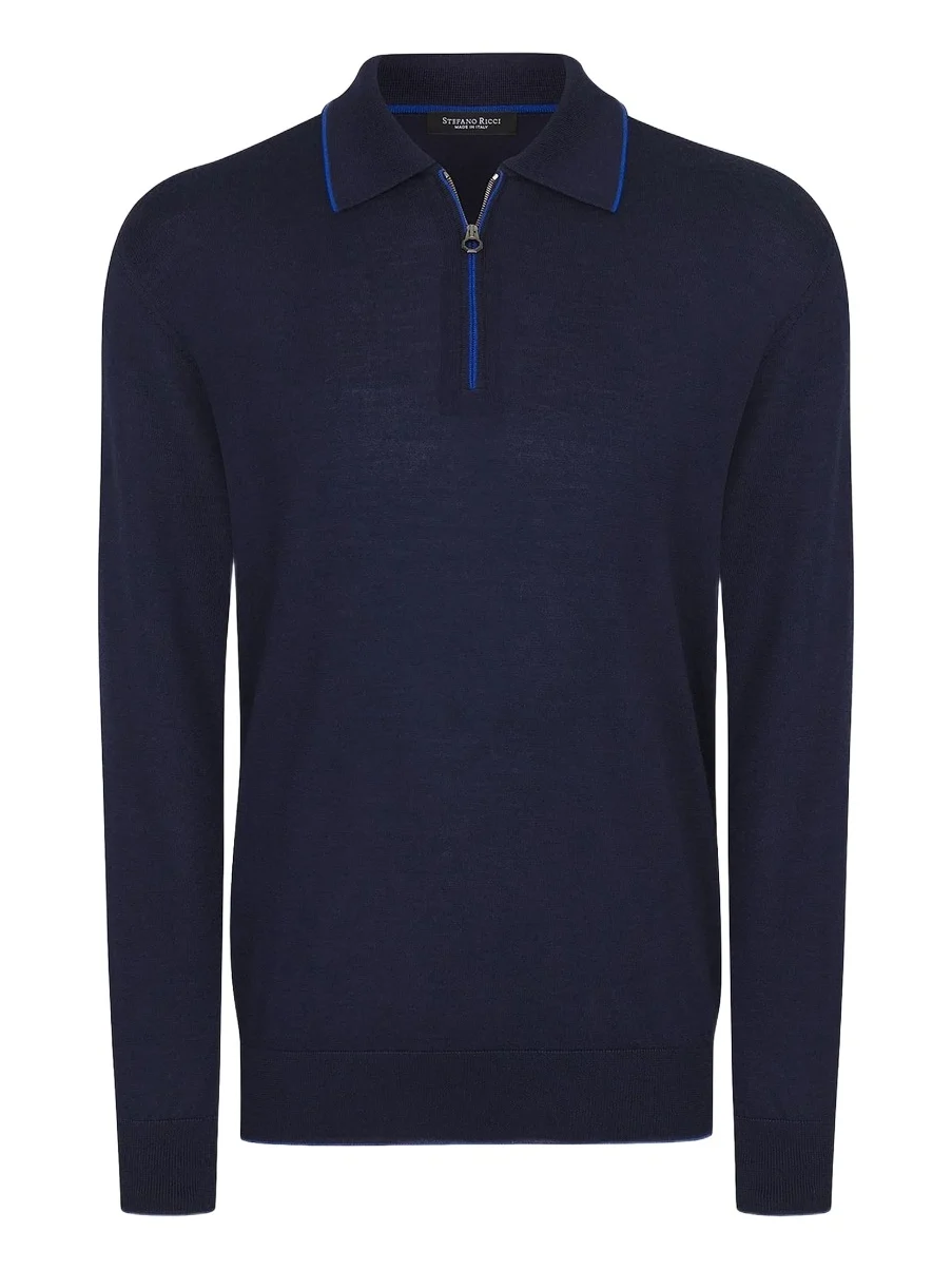 Men's Zip Polo Shirt Men's Zip Polo Shirt