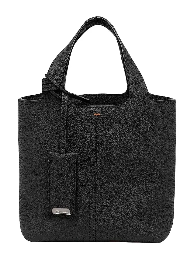 Women's Mini Chapelier Leather Tote Bag