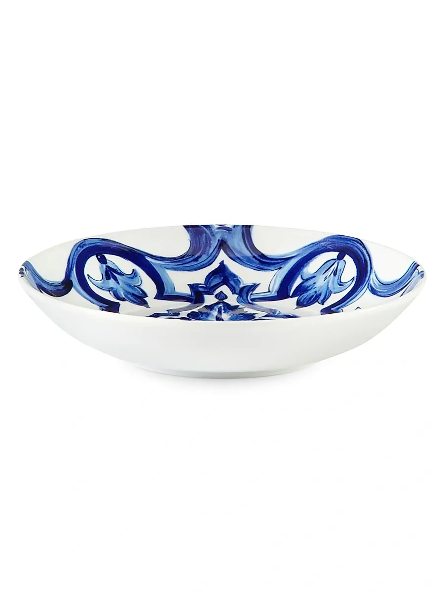 Dolce & Gabbana Blue Mediterraneo Stella 2-Piece Soup Bowl Set | Thumbnail 2