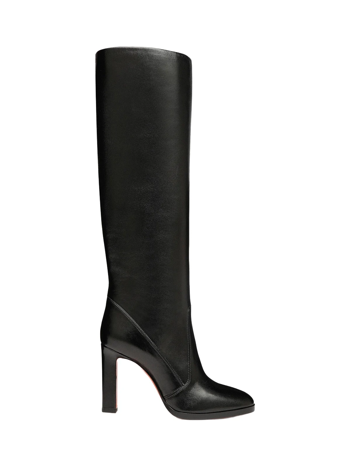 Women's 90MM Leather Zip Boots Women's 90MM Leather Zip Boots