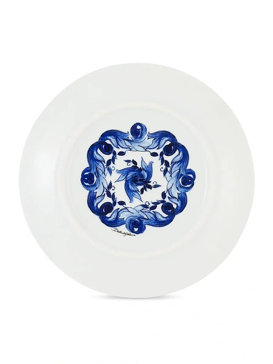 Dolce & Gabbana Blue Mediterraneo Stella 2-Piece Bread Plate Set | Thumbnail 4 Dolce & Gabbana Blue Mediterraneo Stella 2-Piece Bread Plate Set | Thumbnail 4