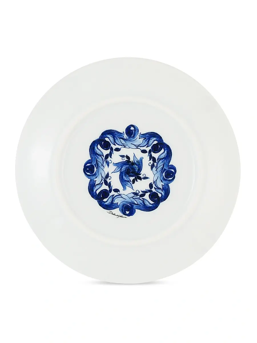 Dolce & Gabbana Blue Mediterraneo Stella 2-Piece Dessert Plate Set | Thumbnail 4