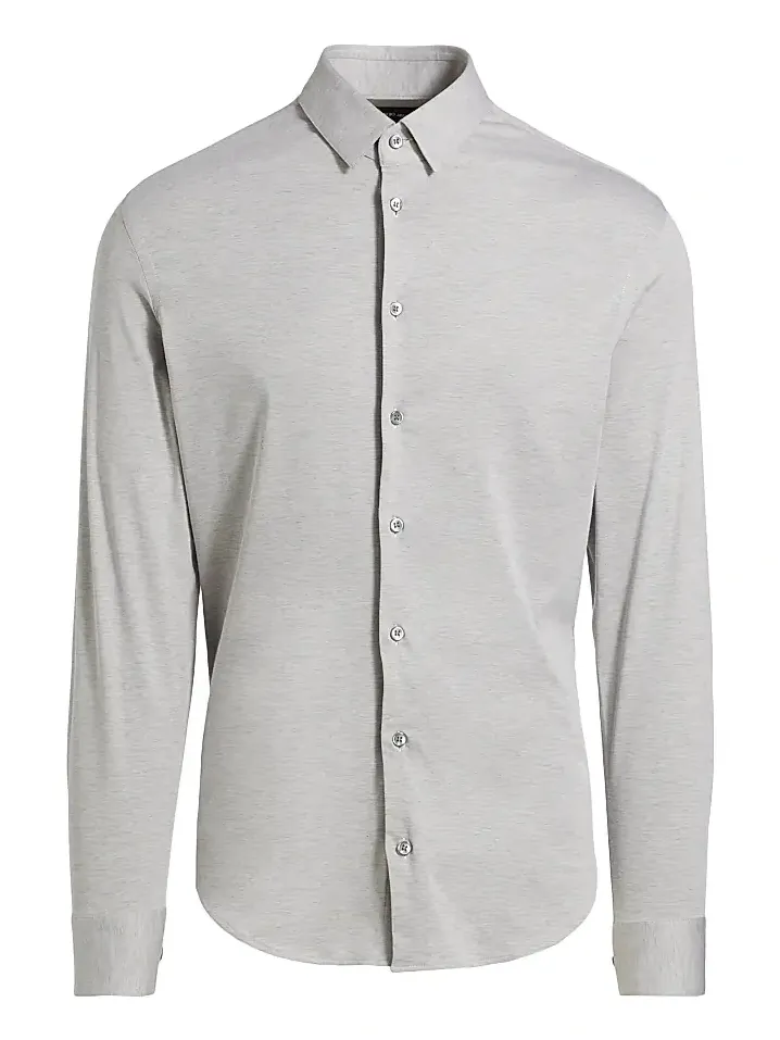 Men's Stretch Slim Button-Up Shirt Men's Stretch Slim Button-Up Shirt