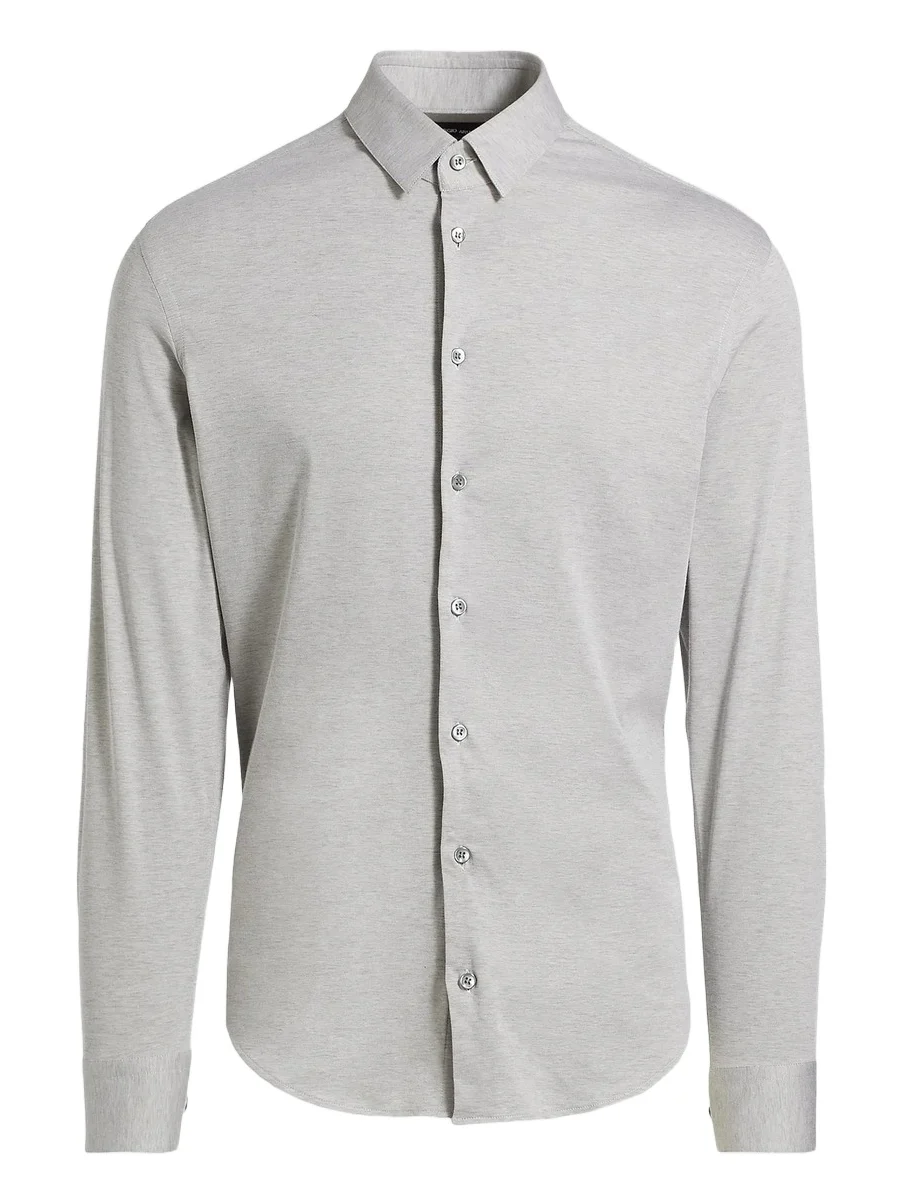Men's Stretch Slim Button-Up Shirt Men's Stretch Slim Button-Up Shirt