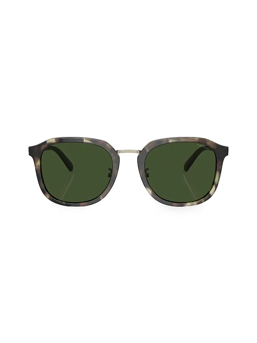 Coach Men's 54MM Round Sunglasses | Thumbnail 2 Coach Men's 54MM Round Sunglasses | Thumbnail 2