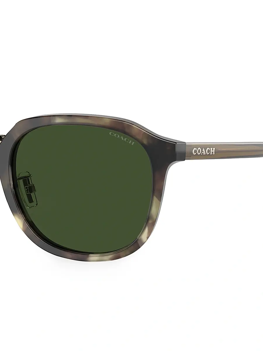 Coach Men's 54MM Round Sunglasses | Thumbnail 3 Coach Men's 54MM Round Sunglasses | Thumbnail 3