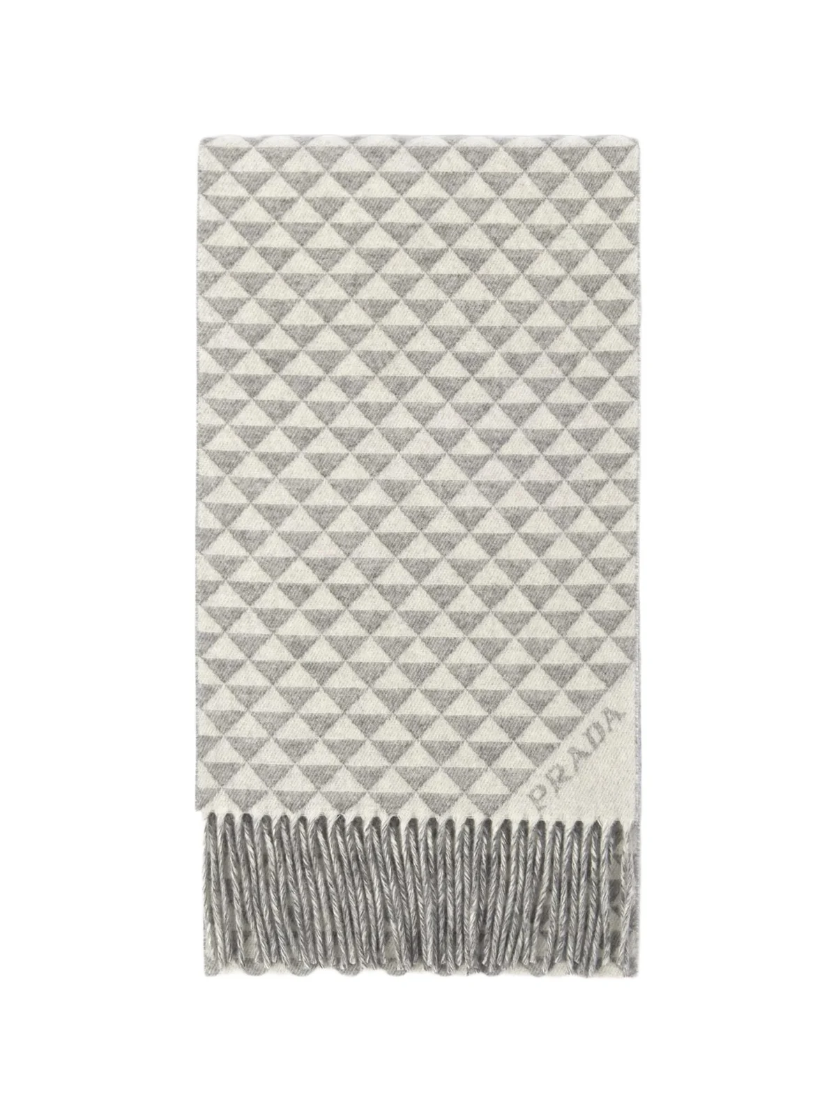 Women's Wool and Cashmere Scarf - Grey