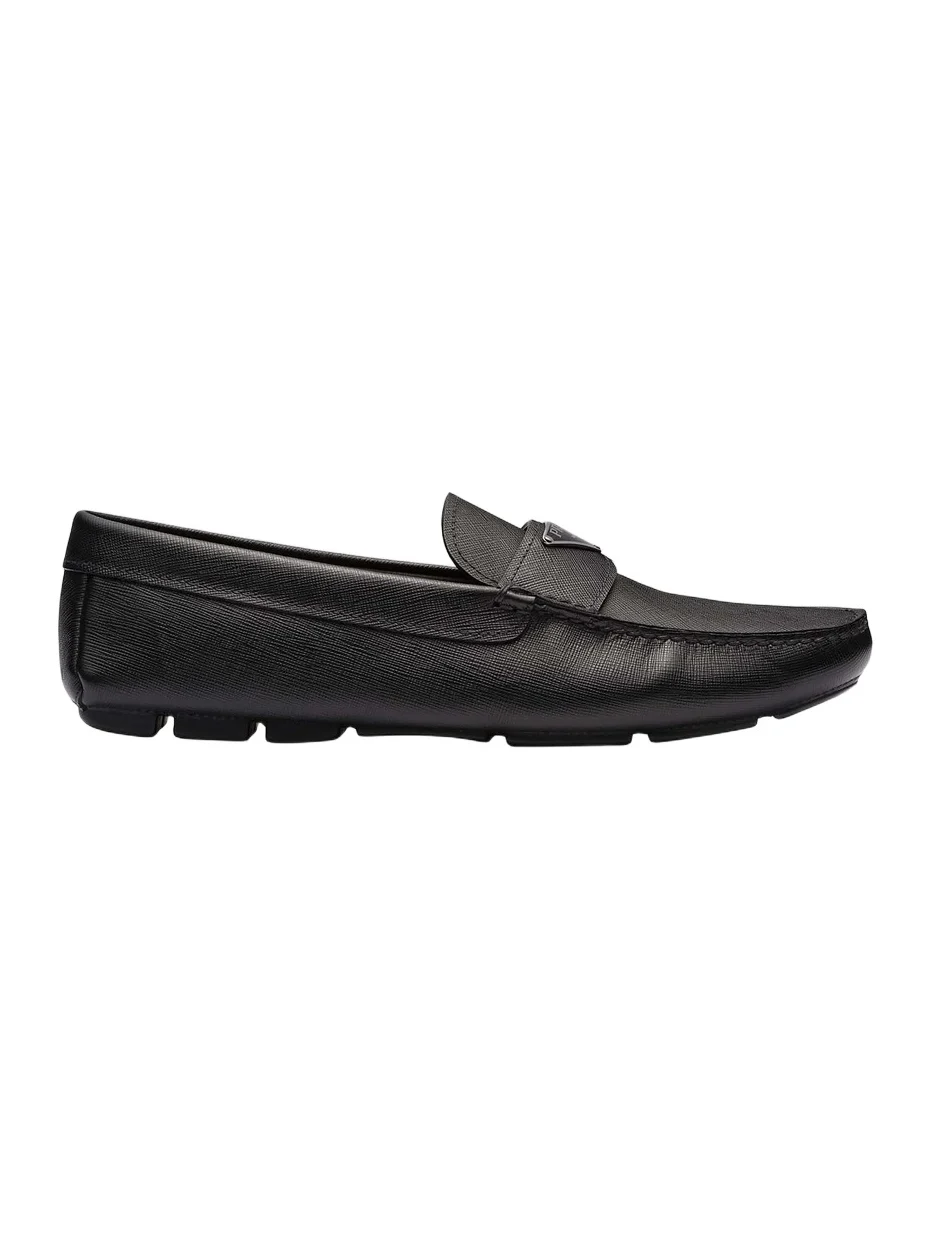 Men's Men's Saffiano Leather Driver Loafers Men's Men's Saffiano Leather Driver Loafers