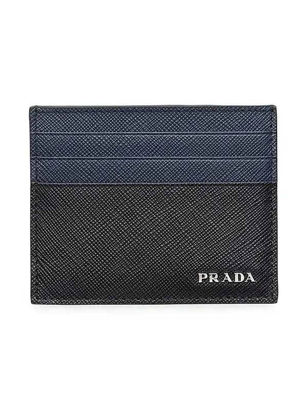 Men's Saffiano Leather Card Holder Men's Saffiano Leather Card Holder