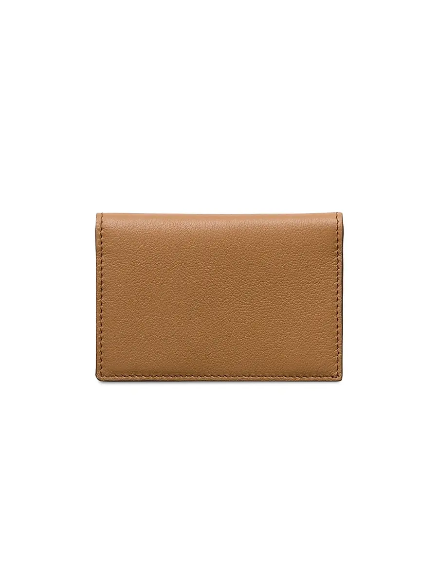 Prada Men's Leather Card Holder - Black | Thumbnail 3