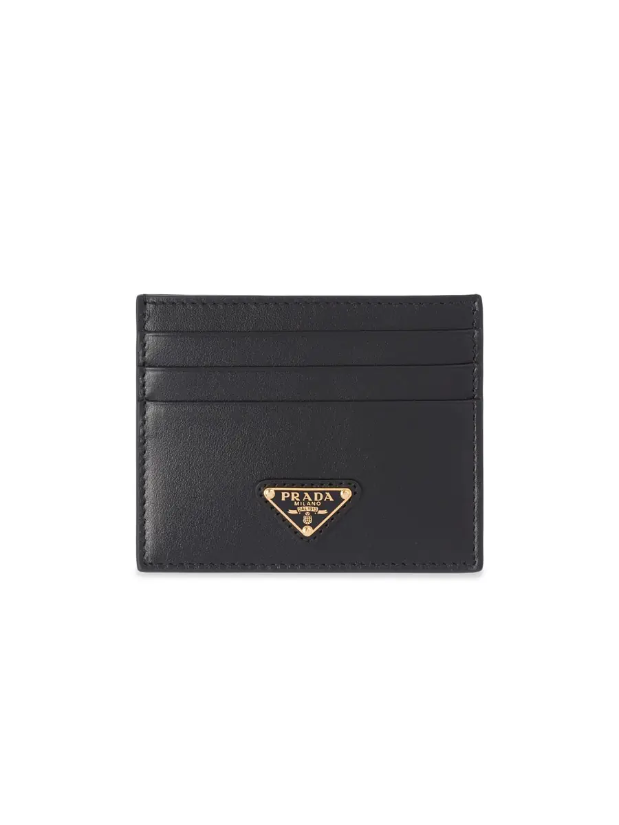 Prada Women's Leather Card Holder - Black | Thumbnail 3 Prada Women's Leather Card Holder - Black | Thumbnail 3