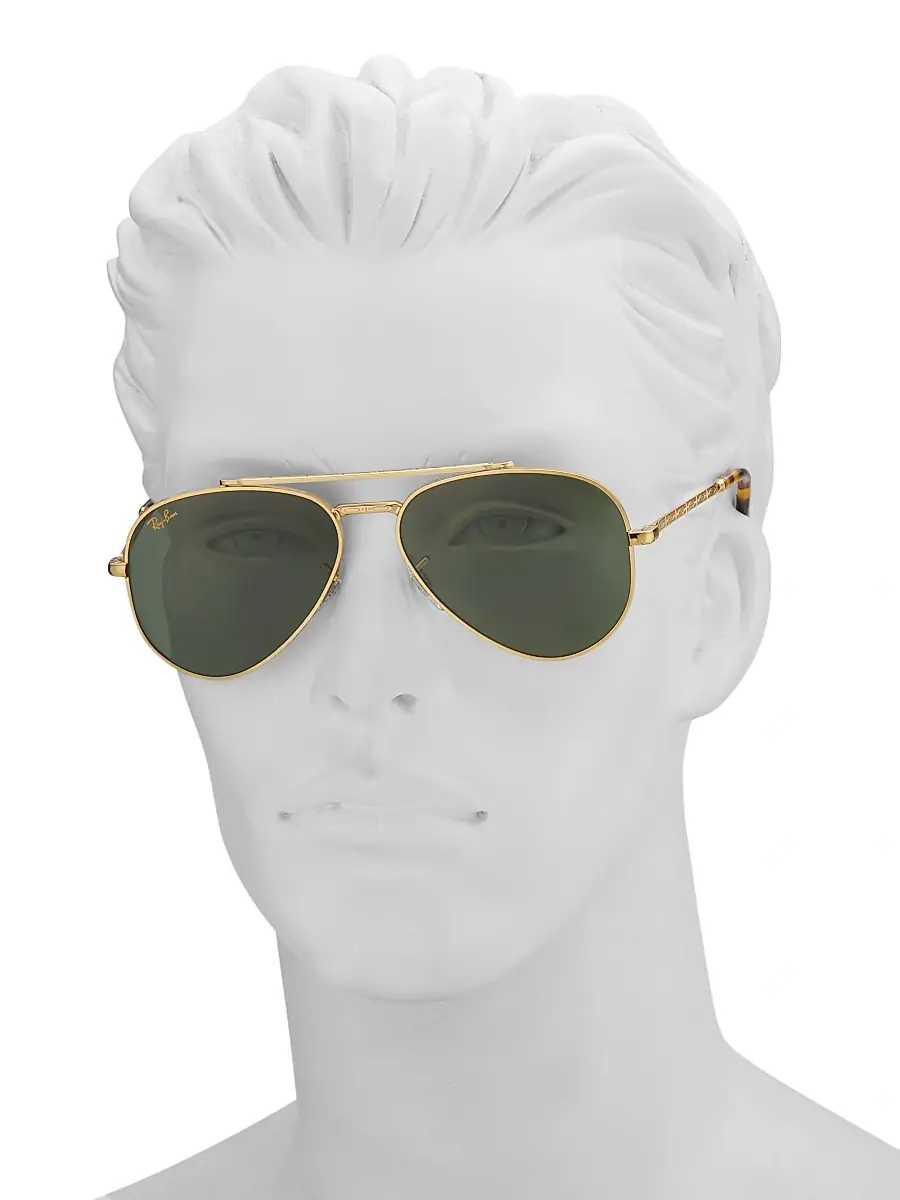 Ray-Ban Men's RB3625 50MM Aviator Sunglasses | Thumbnail 4