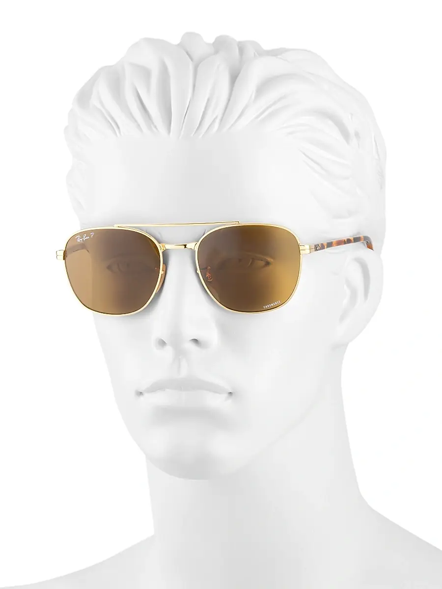 Ray-Ban Men's RB3688 48MM Square Sunglasses | Thumbnail 4 Ray-Ban Men's RB3688 48MM Square Sunglasses | Thumbnail 4