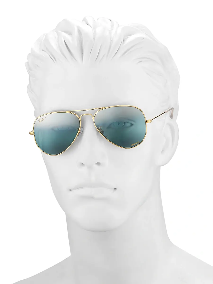 Ray-Ban Men's RB3025 55MM Aviator Sunglasses | Thumbnail 4 Ray-Ban Men's RB3025 55MM Aviator Sunglasses | Thumbnail 4