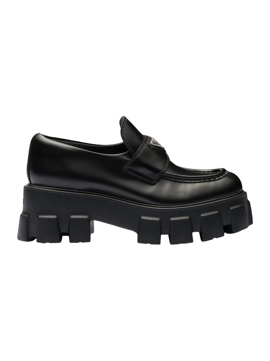 Women's Women's's Brushed Leather Monolith Loafers