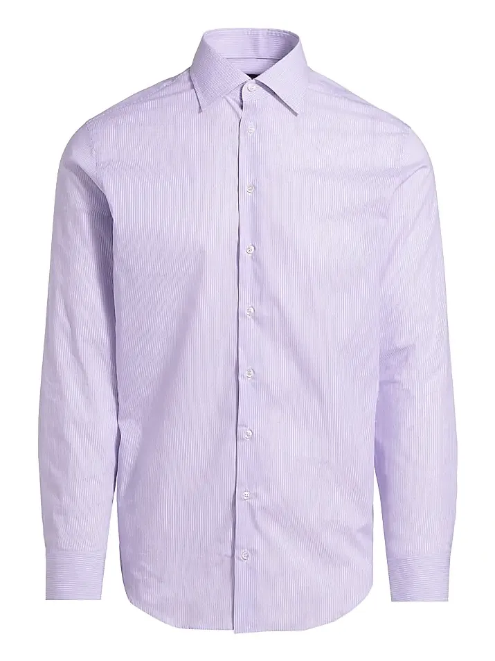 Men's Woven Stripe Cotton Shirt Men's Woven Stripe Cotton Shirt
