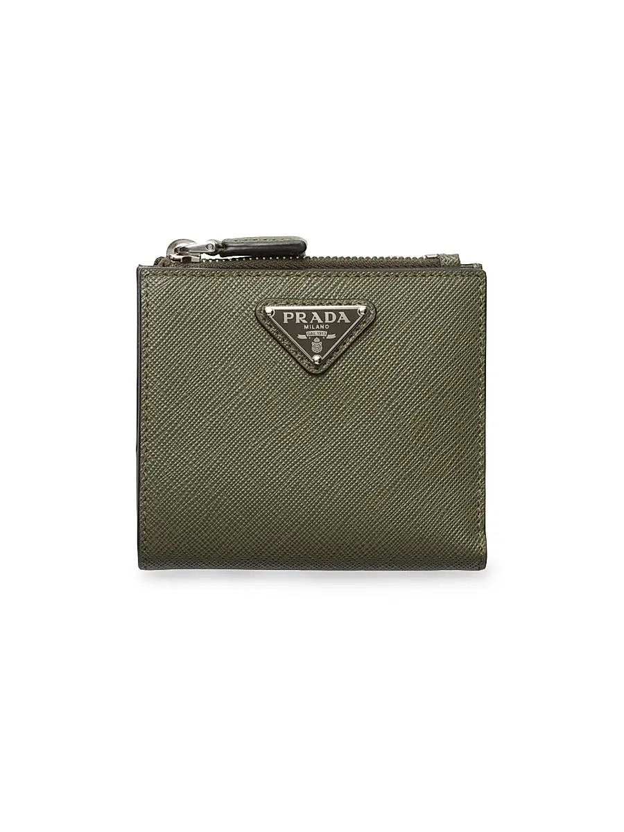 Men's Small Saffiano Leather Wallet Men's Small Saffiano Leather Wallet