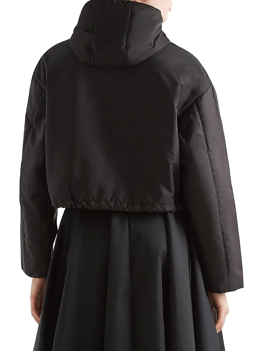 Prada Women's Re-Nylon Blouson Jacket - Black | Thumbnail 3 Prada Women's Re-Nylon Blouson Jacket - Black | Thumbnail 3