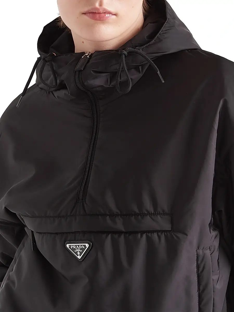 Prada Women's Re-Nylon Blouson Jacket - Black | Thumbnail 4 Prada Women's Re-Nylon Blouson Jacket - Black | Thumbnail 4