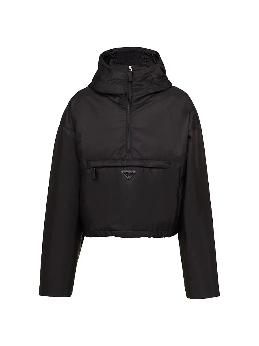 Women's Re-Nylon Blouson Jacket - Black