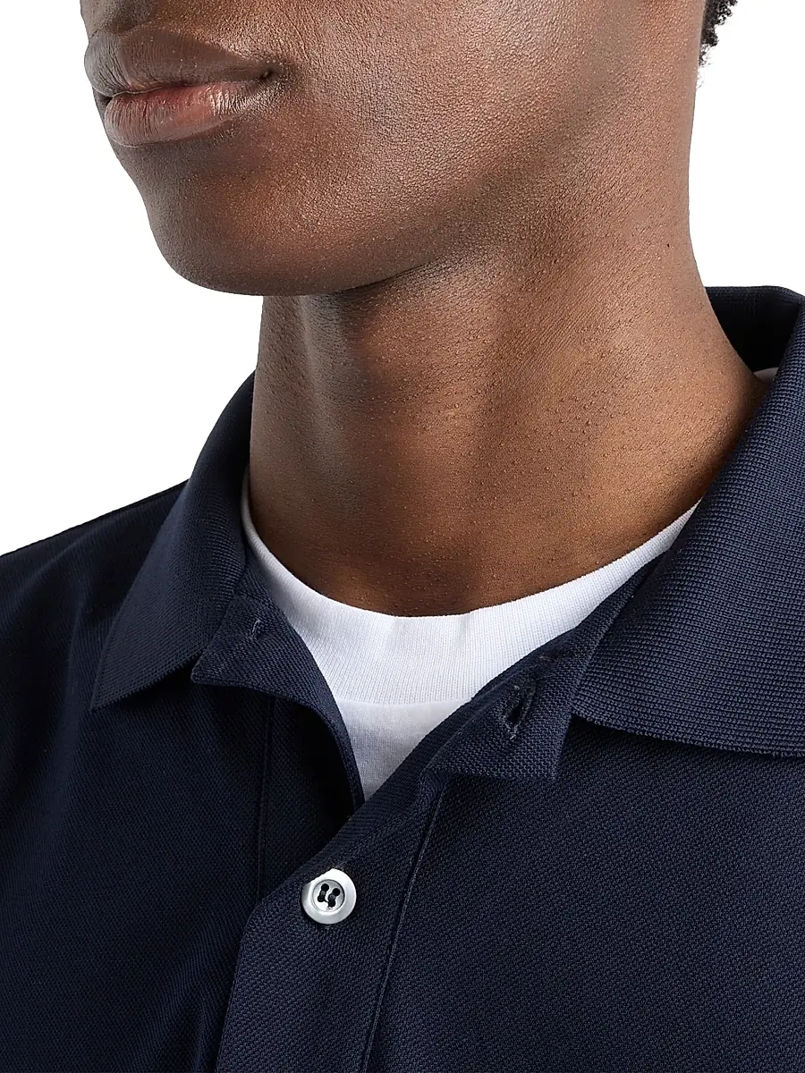 Prada Men's Cotton Polo Shirt | Thumbnail 6