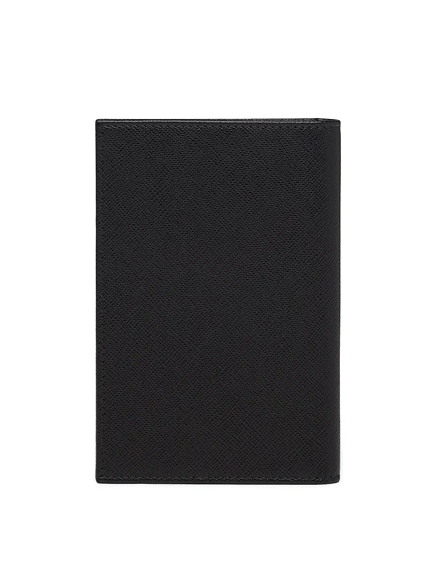 Prada Men's Saffiano Leather Passport Holder | Thumbnail 3