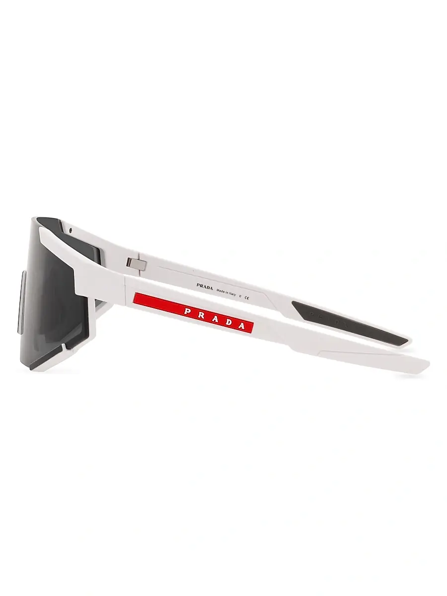 Prada Linea Rossa Men's 37MM Linea Rossa Structured Sunglasses - Rubber Black | Thumbnail 3 Prada Linea Rossa Men's 37MM Linea Rossa Structured Sunglasses - Rubber Black | Thumbnail 3