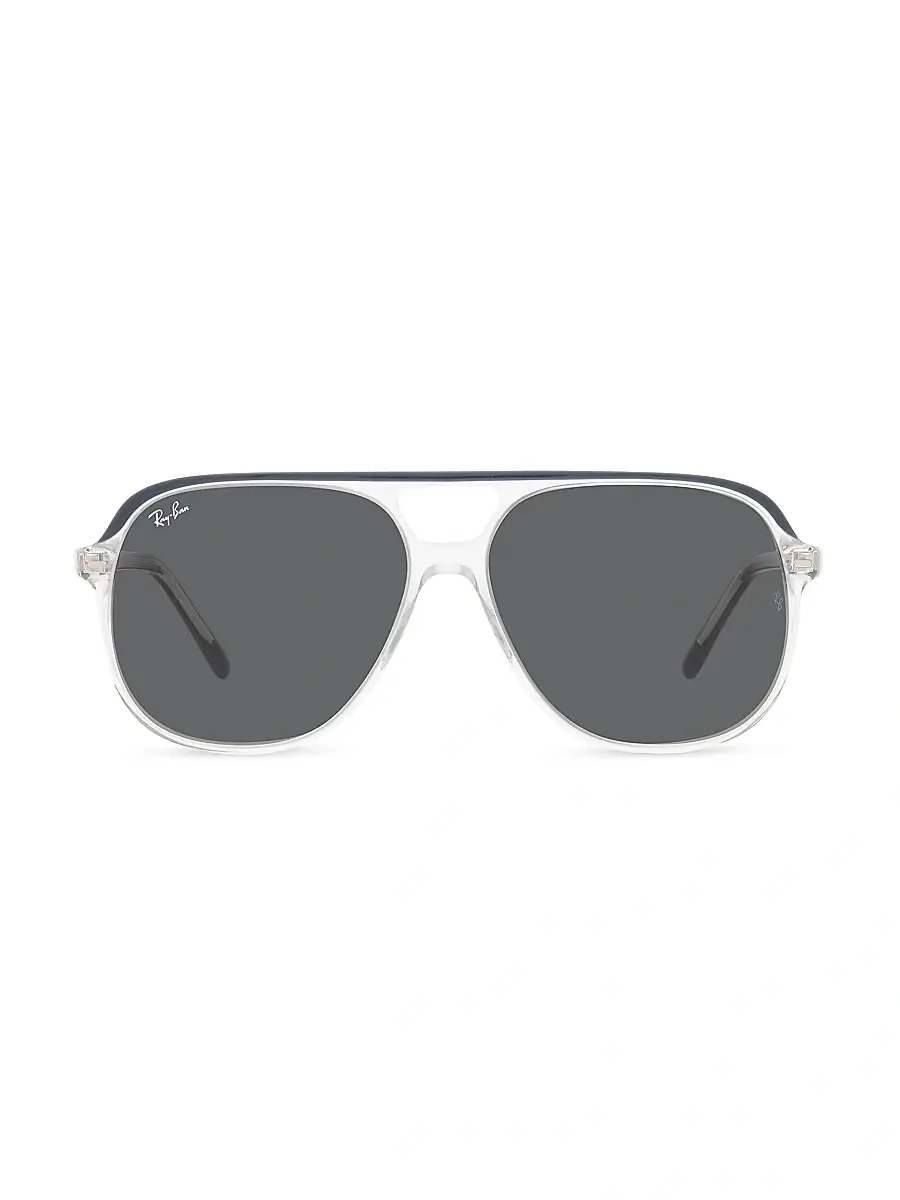 Ray-Ban Men's RB2198 14MM Bill Square Sunglasses - Blue | Thumbnail 2 Ray-Ban Men's RB2198 14MM Bill Square Sunglasses - Blue | Thumbnail 2