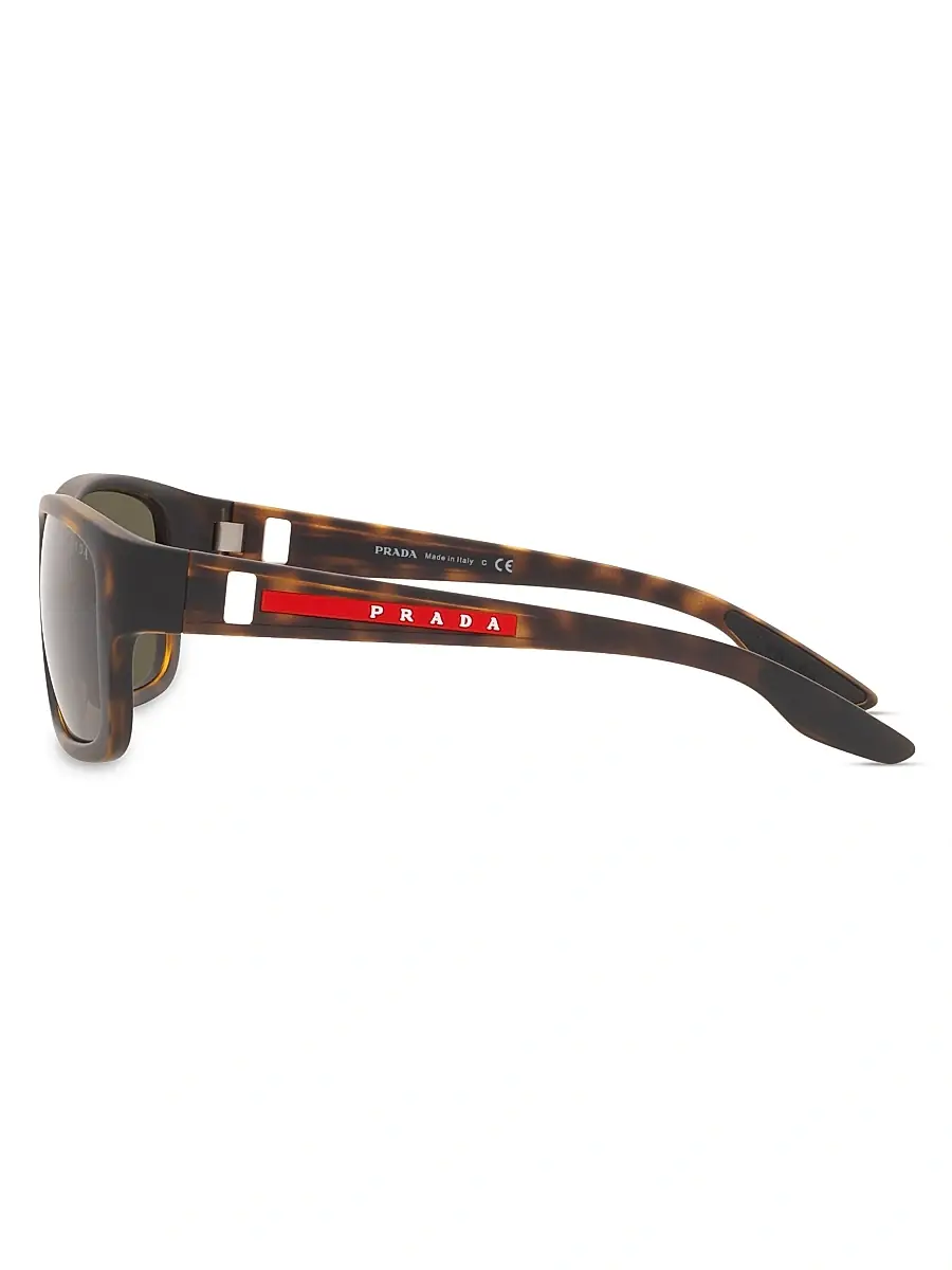 Prada Linea Rossa Men's Linea Rossa 60MM Rectangular Sunglasses | Thumbnail 4 Prada Linea Rossa Men's Linea Rossa 60MM Rectangular Sunglasses | Thumbnail 4