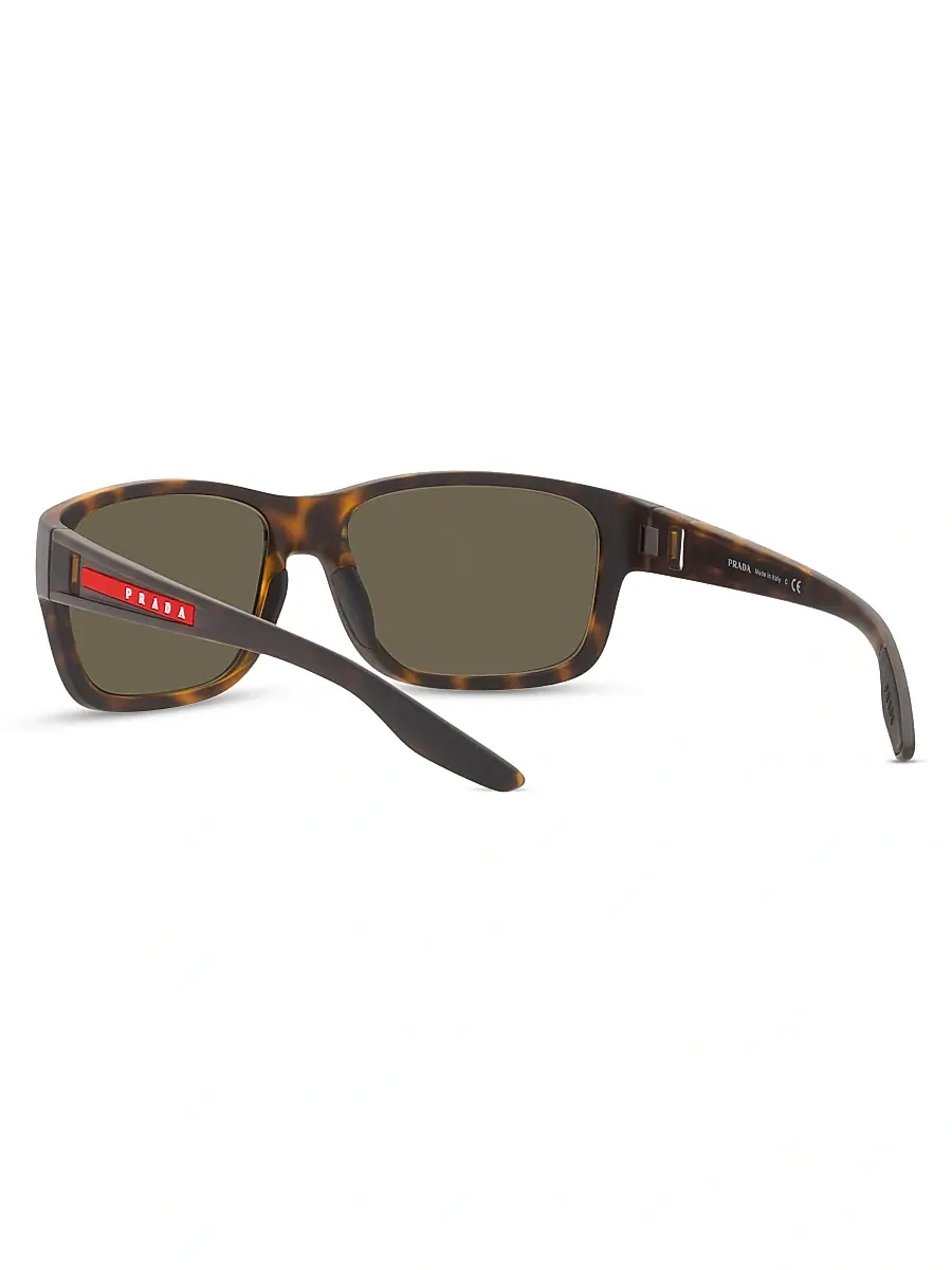 Prada Linea Rossa Men's Linea Rossa 60MM Rectangular Sunglasses | Thumbnail 5 Prada Linea Rossa Men's Linea Rossa 60MM Rectangular Sunglasses | Thumbnail 5