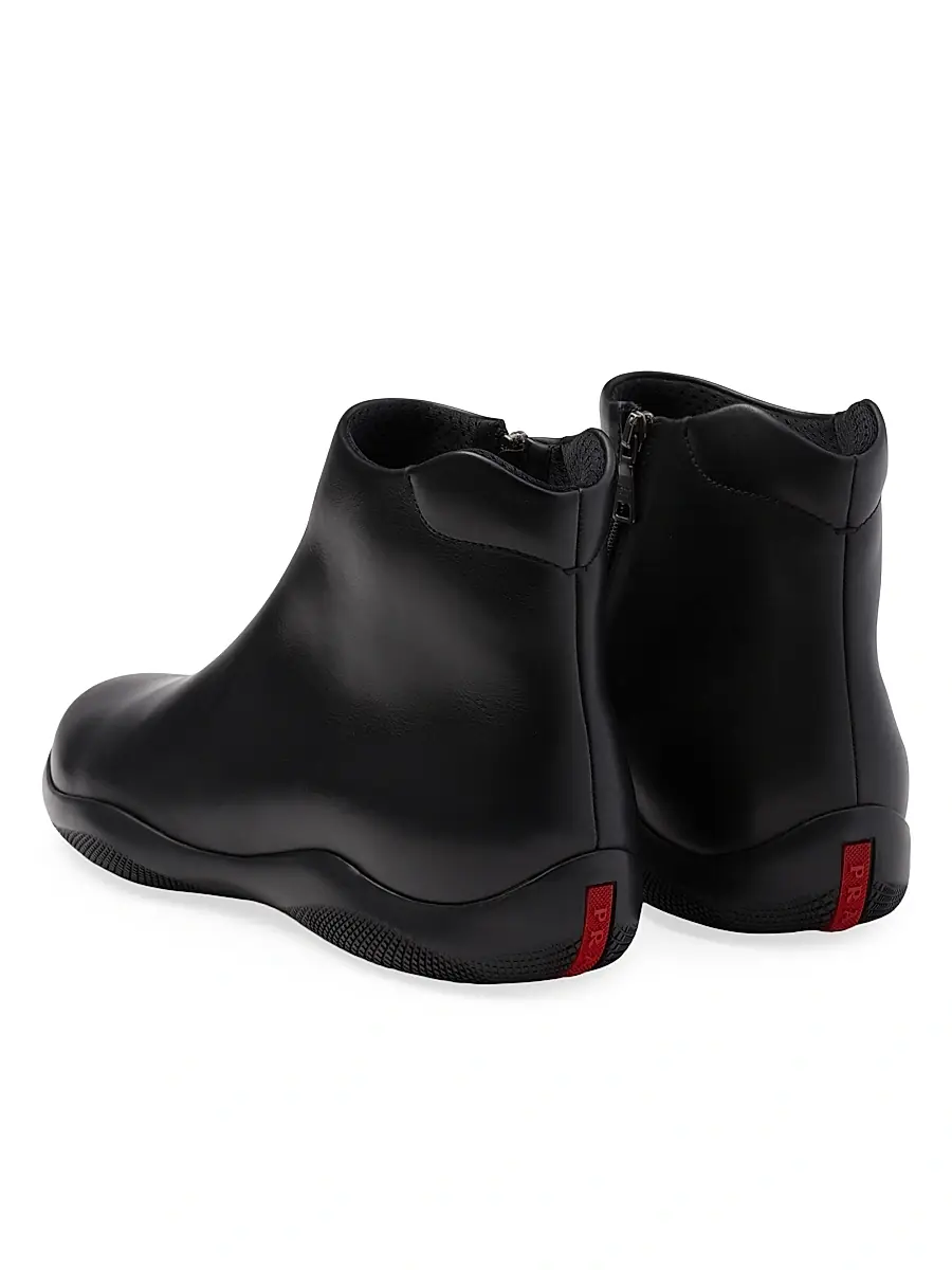 Prada Men's Toblach High-Top Sneakers - Black | Thumbnail 4 Prada Men's Toblach High-Top Sneakers - Black | Thumbnail 4