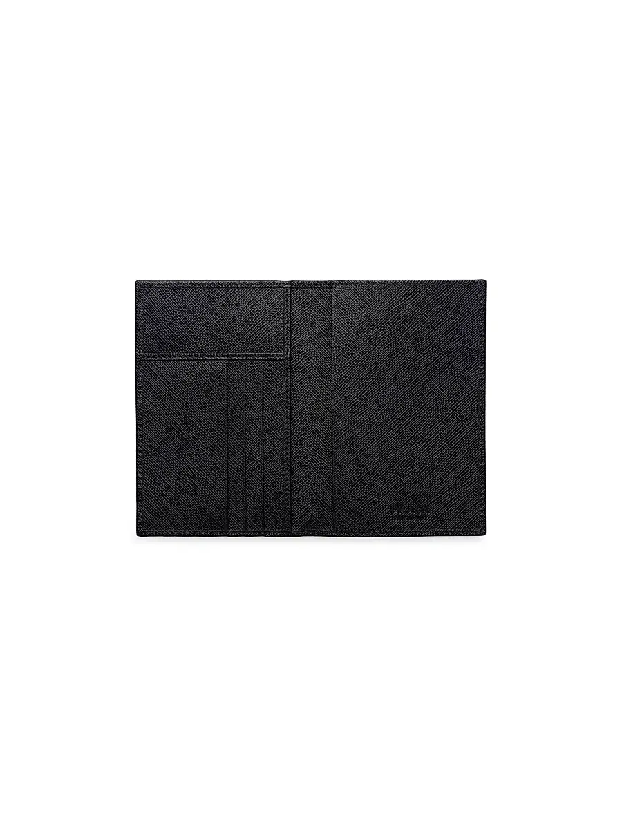 Prada Men's Re-Nylon Passport Holder - Black | Thumbnail 2