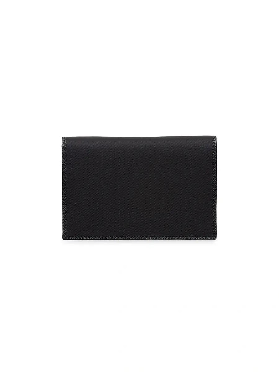 Prada Men's Re-Nylon Passport Holder - Black | Thumbnail 3