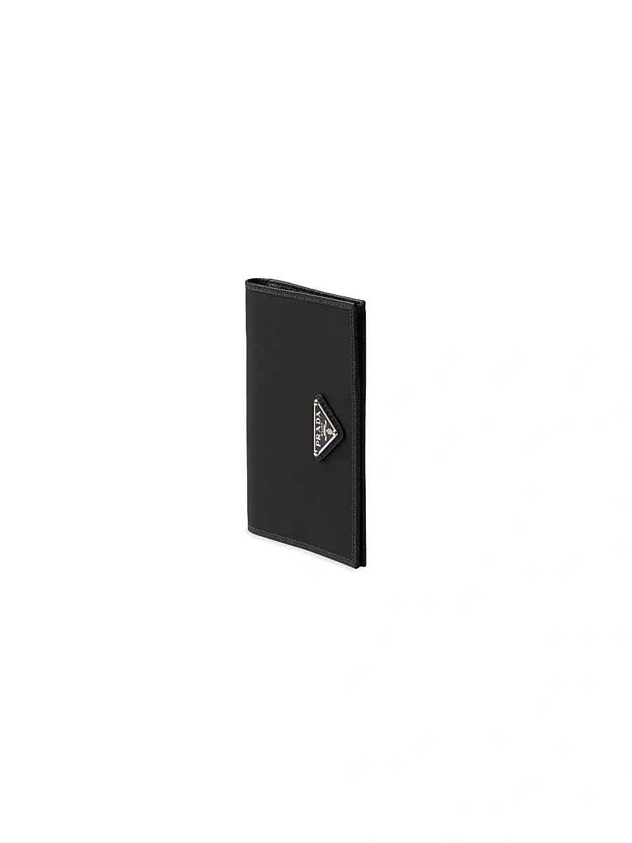 Prada Men's Re-Nylon Passport Holder - Black | Thumbnail 4