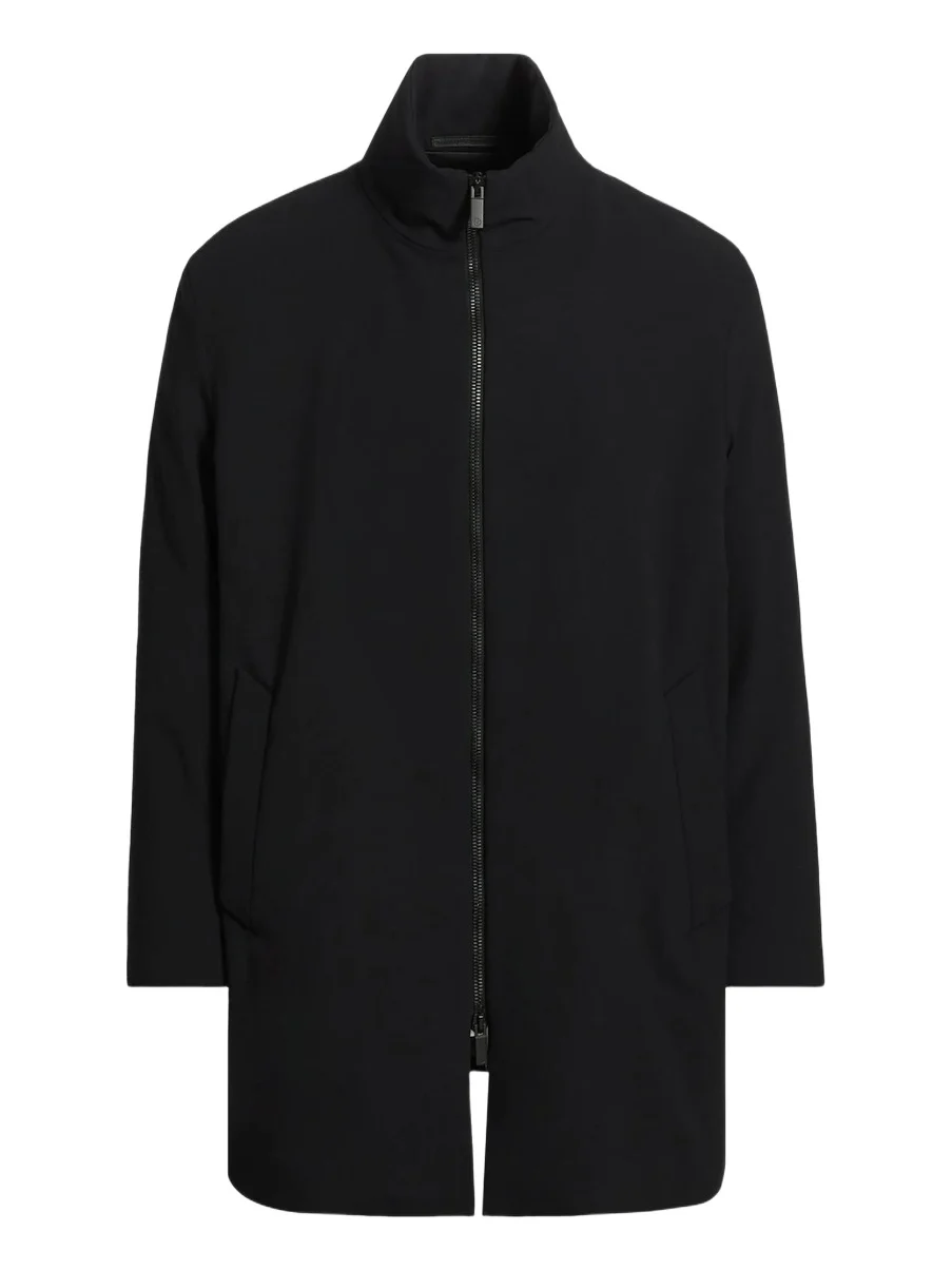 Men's Long Wool Zip-Up Jacket Men's Long Wool Zip-Up Jacket